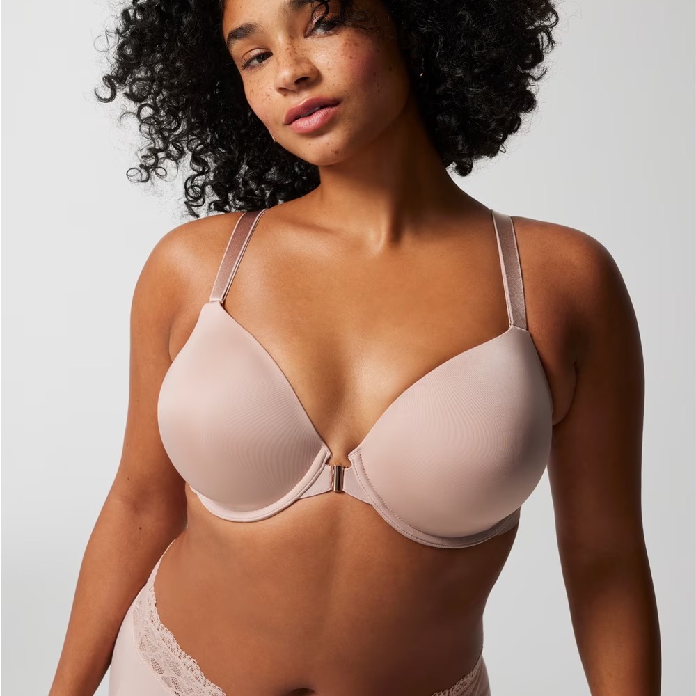 Soma Vanishing 360 Perfect Coverage Bra, front clasp, adobe rose, 36DDD or 38D
